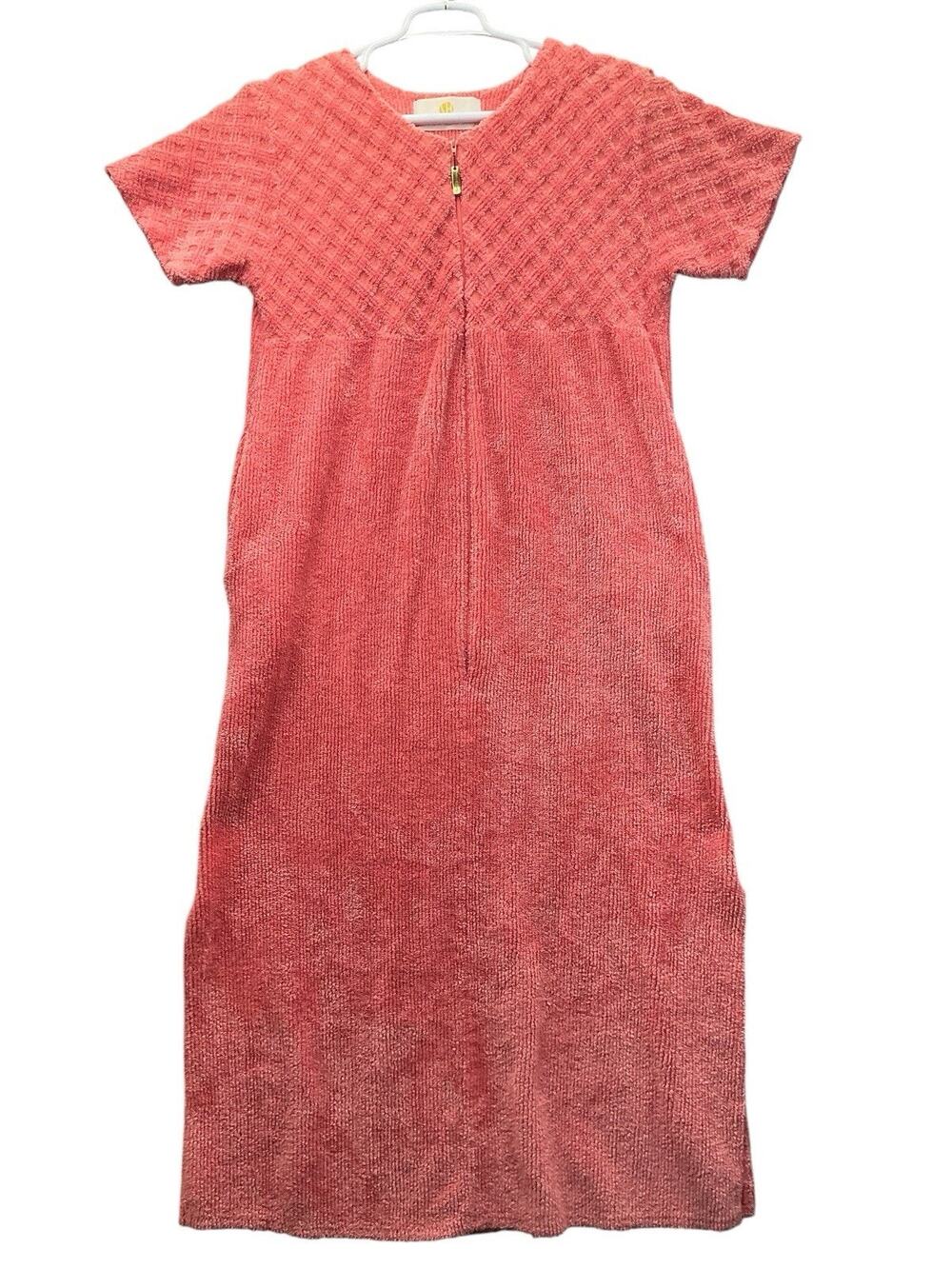 Stan Herman Zip Beach Coverup Robe Women’s Size Large Made In USA